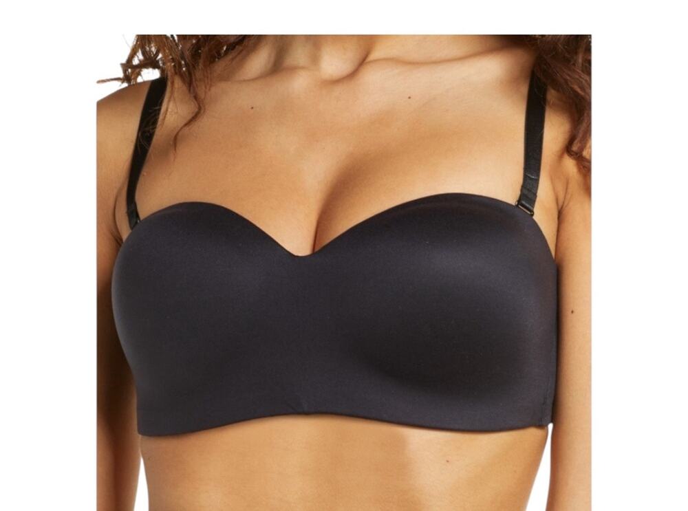 Wacoal bra 854372 Staying Power wire free strapless black size 32DDD 32F